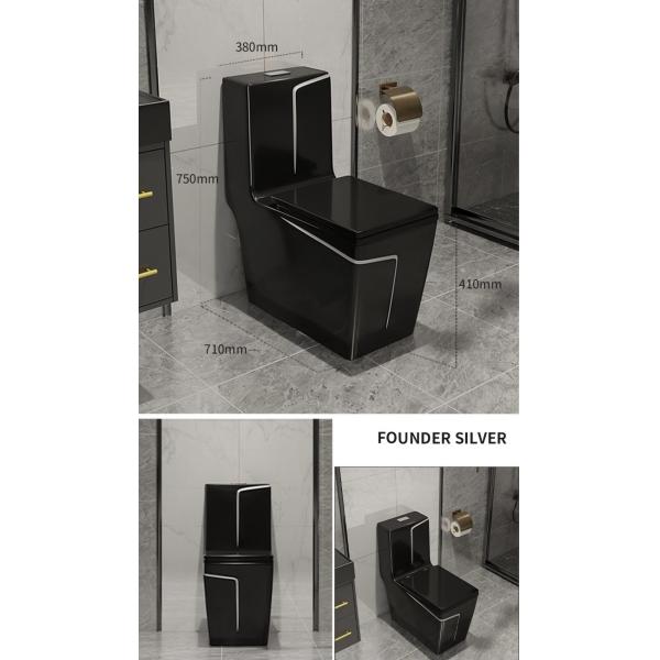 Лоснистая полива яма смешивания туалета Commode 1 части роскошная размечая 220mm