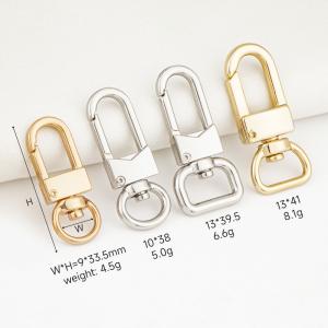 Shinny Surface Bag Hardware Custom Snap Hook for DIY Accessories 13mm Strap