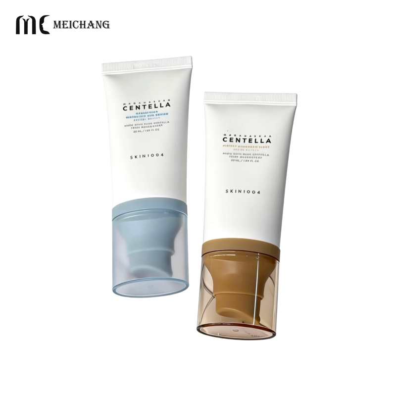 30g 50g 75g Baby Sunscreen Airless Pump Tube with Food Grade PE BPA-Free PCR Eco Packaging