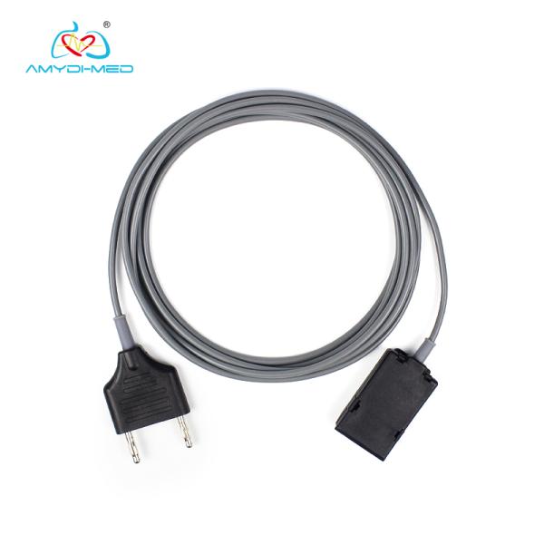 Reusable Medical Monopolar Electric Forceps Bipolar Cable 4.0MM Plug