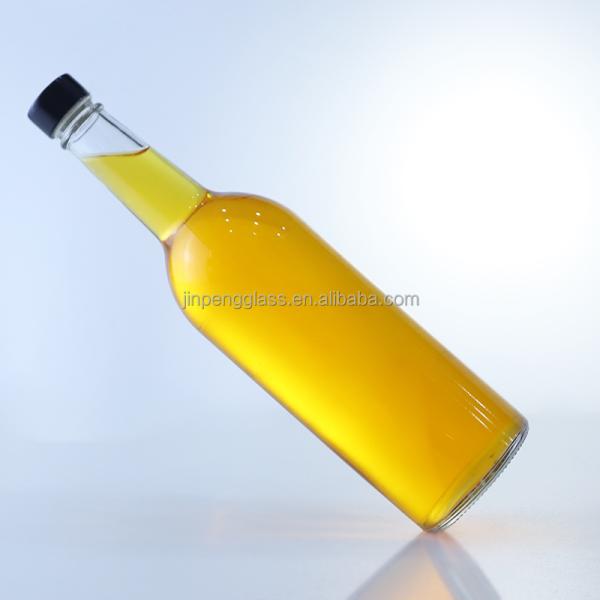 Extra Flint Luxury Diseño 1L Botella de vidrio Perfecto para el Collar de Vodka Material de vidrio