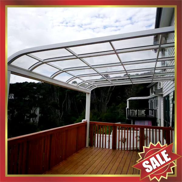 outdoor building villa house patio gazebo corridor aluminum polycarbonate pc awning canopy canopies cover shelter shield