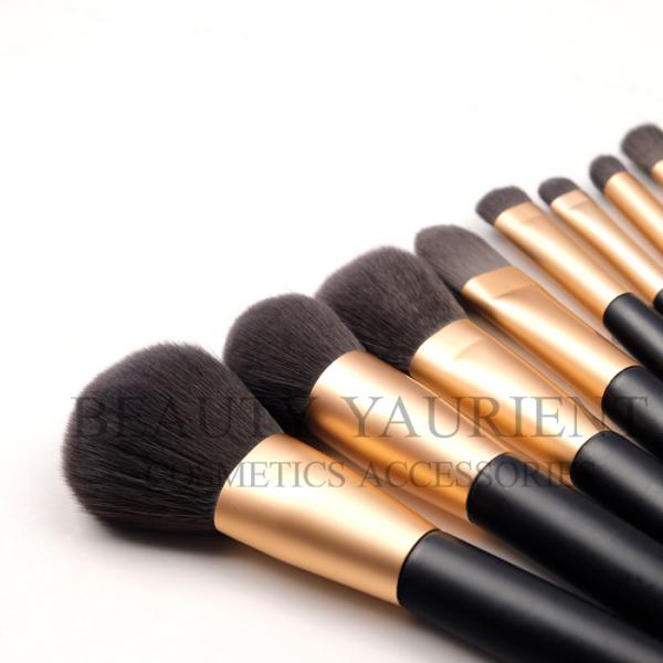 OEM ODM Multifunction Makeup Brush Set 12pcs With Black Wooden Handle