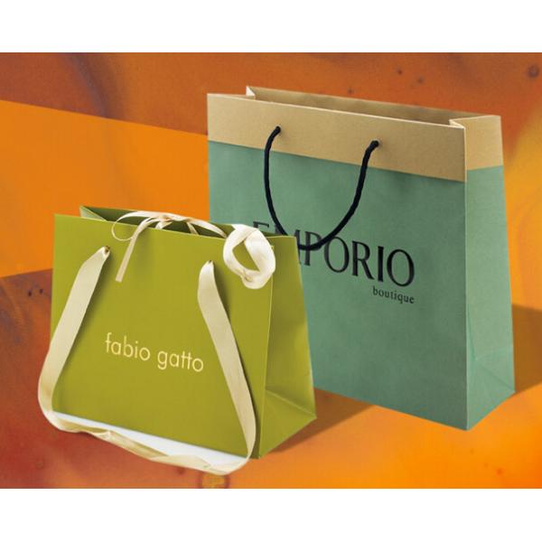 China Manufactures Wholesale Luxury boutique Clothing paper carrier bags with logo,High-End Luxury Unprinted Cardboard S