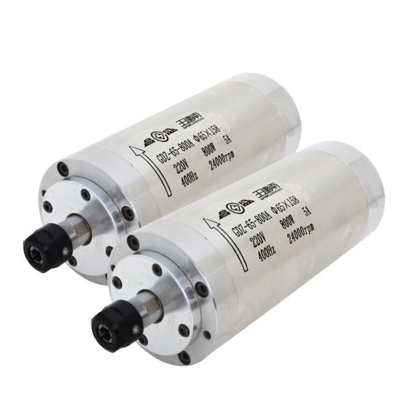 GDZ65-800 24000rpm 800W motor de fuso refrigerado a água para máquinas CNC 65mm Diâmetro