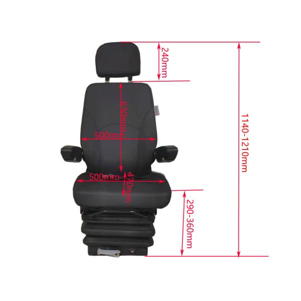 Mechanical Suspension Crane Seat Tractor Seat M801 For Heavy Duty Work