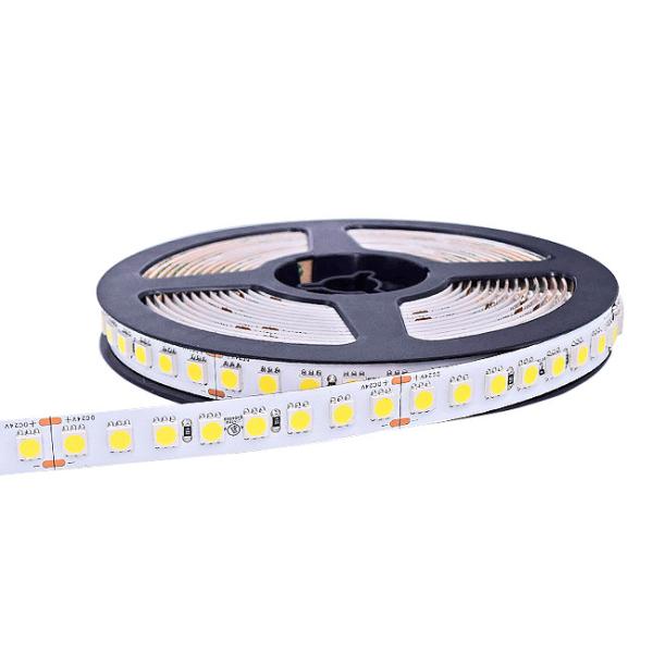Monochrome 12V SMD 5050 LED Strip Light White Light Golden Light