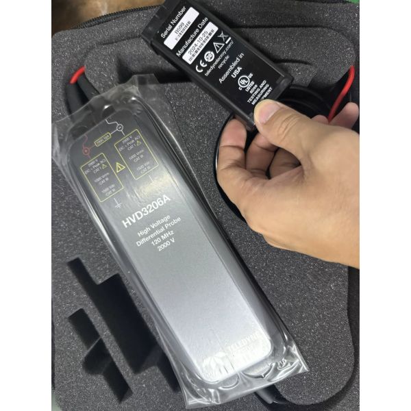 Teledyne LeCroy HVD3206A High Voltage Differential Probe with 120 MHz Bandwidth 2 kV and Auto Zero Disconnect