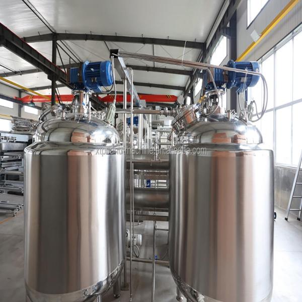 Industrial Emulsifying Mixing tank Peanut Butter Blending/De-gassing Tank