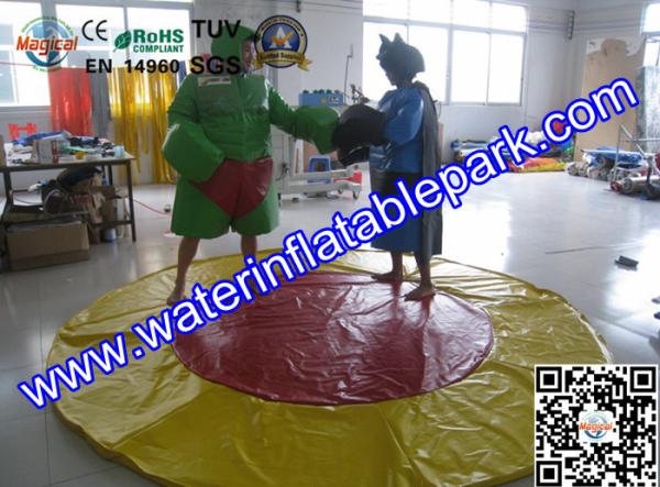 Kids And Adults Inflatable Sumo Wrestling Suits / Foam Padded Sumo Suits