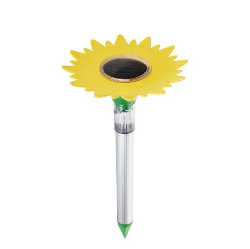 Sun Flower Type ultrasonic rodent repeller Solar Power Pest Electronic Repeller