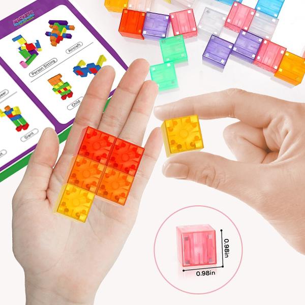 36PCS Neodymium Magnetic Building Blocks Toys For Toddlers Ages 4-8