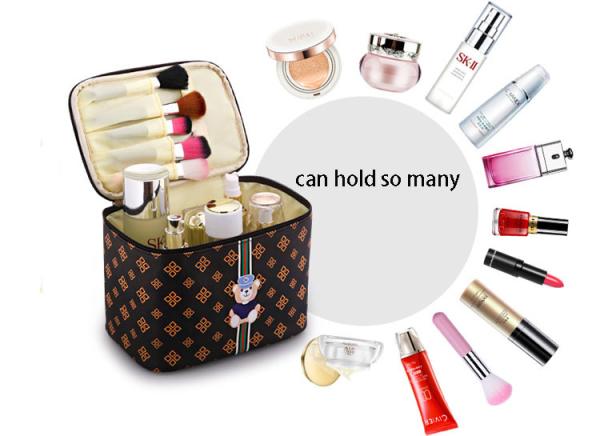 PU cosmetic boxes large capacity travel bag Korean simple small multi-functional portable toiletries bags for women