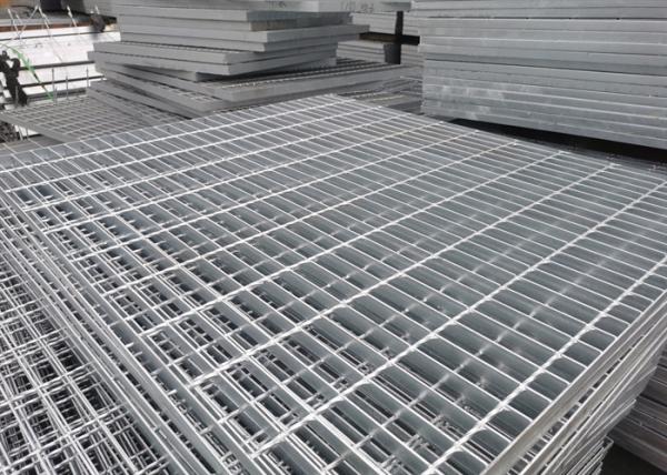 Port Unloading Thickened Platform Steel Grating Hot Dip Galvanized SGS Approved