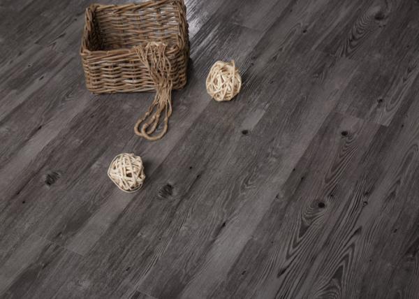 Glue Down Anti Slip  2mm 6inch×36inch Grey Wood Design Industrial Style