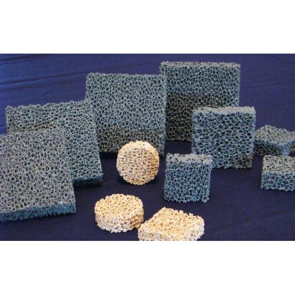 Фильтра пены СИК цвет керамического сетчатого темный серый для литейной промышленности металла