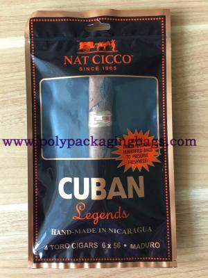 Sacos feitos sob encomenda do Humidor do charuto do LDPE da impressão do Gravure