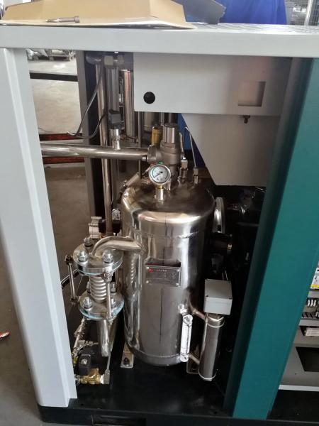 11kw 100% Oil Free Silent Screw Air Compressor water lubrication oil free screw air compressor for bread cake package ma
