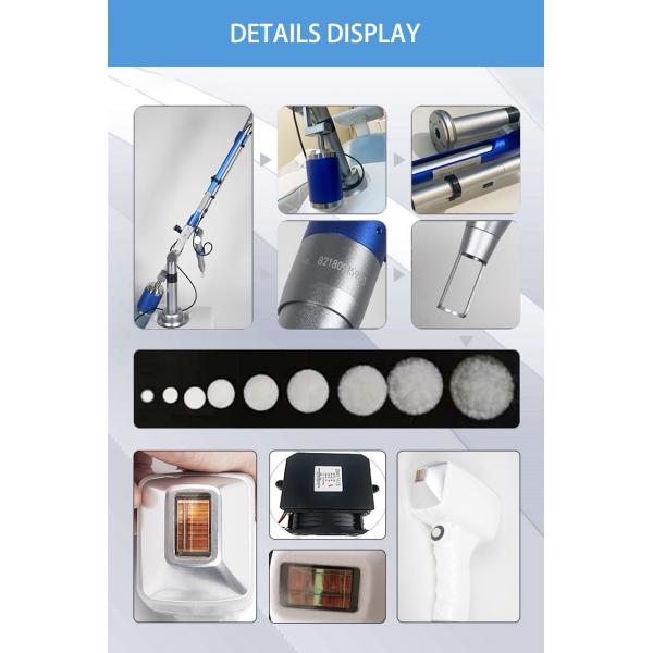 2 In 1 ND Yag Laser Tattoo Removal Machine 755nm 532nm 1064nm Diode