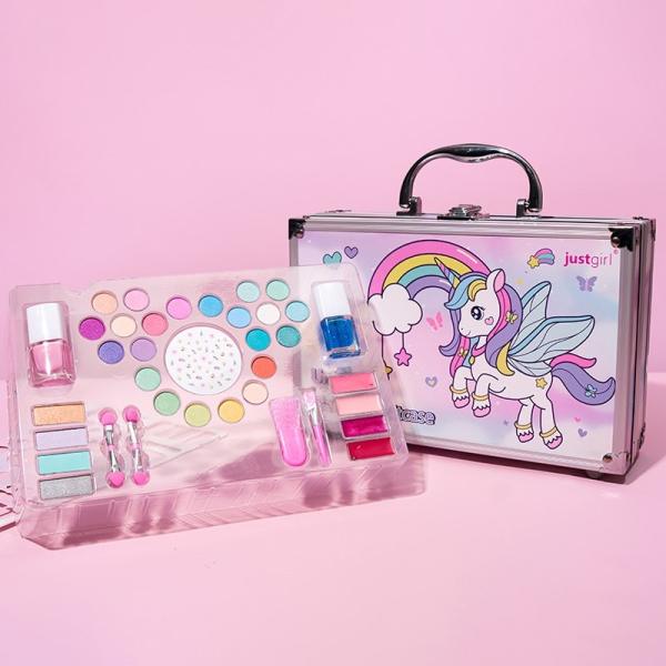 Assorted Colors Kids Makeup Kit for Birthday Parties Little Girls Pretend Play