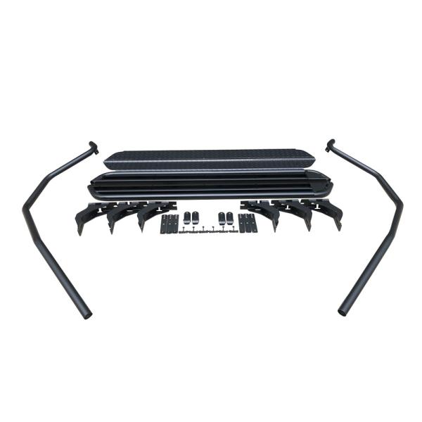 Ford Ranger Black Winch Bull Bar Front Bumper With Tire Carrier Jerrycan Holder Rear Bumper