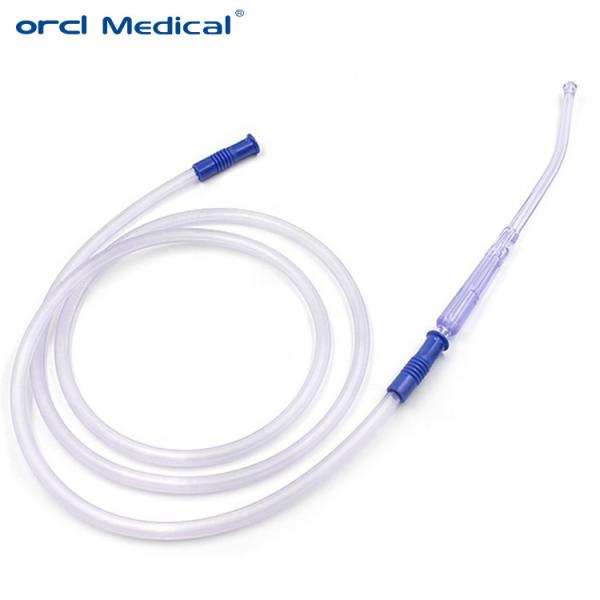 Disposable Sterile Packaging Smooth Edges Yankauer Suction Set WithCE ISO13485