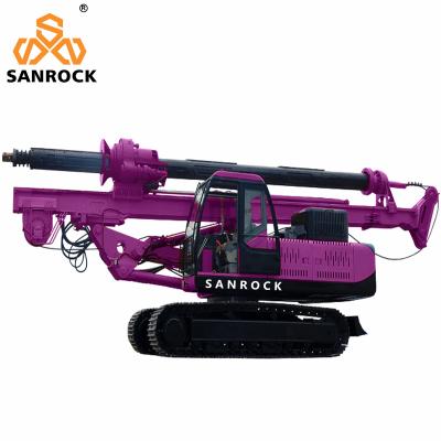 Rotary Pile Drilling Rig Hydraulic Borehole Drilling Machine Crawler Rotary Drilling Rig