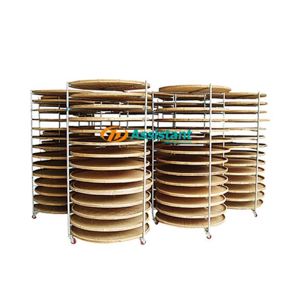 Stainless Steel or Bamboo Tea Withering Plate Pallet DL-TQJ-20 for 50kg/tine Capacity