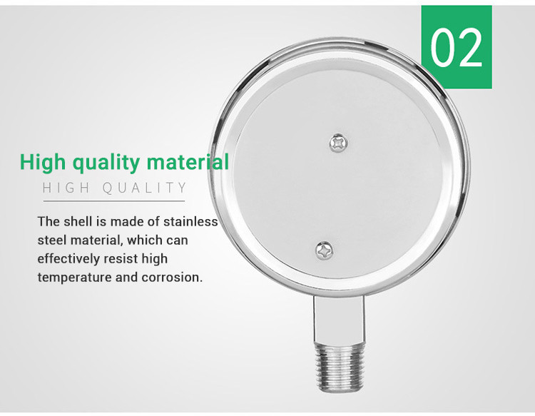 YE60BF 60mm Stainless Steel Diaphragm Seal Pressure Gauge with Customized Support OEM