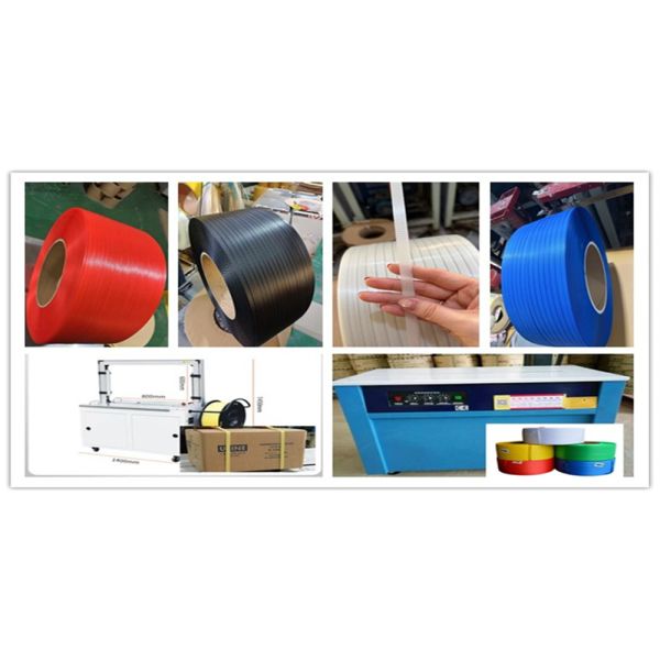 5mm PP strapping belt transparent PP packaging belt made from 100% recycled materials