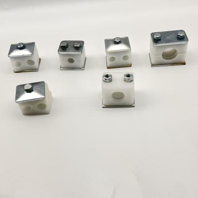 ODM Hydraulic Stainless Steel Concrete Pump Pipe Clamp With Three Holes