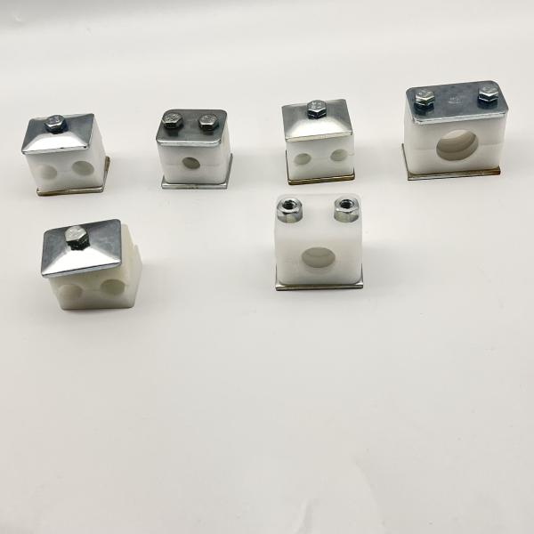 ODM Hydraulic Stainless Steel Concrete Pump Pipe Clamp With Three Holes