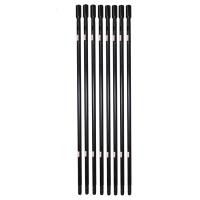 Round MF Speed Extension Threaded Drill Rod Carbon Steel Material 3660mm Length