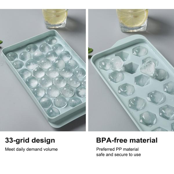 Customized BPA-Free Circle Ice Tray for Freezer Small Round Ice Cube Trays Round Sphere