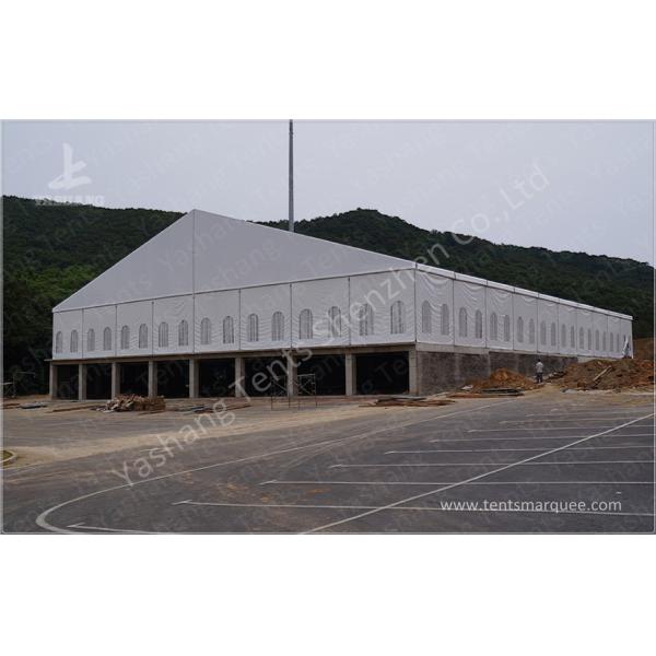 Professional White Commercial Event Marquee Hire 100 km / h Wind Load