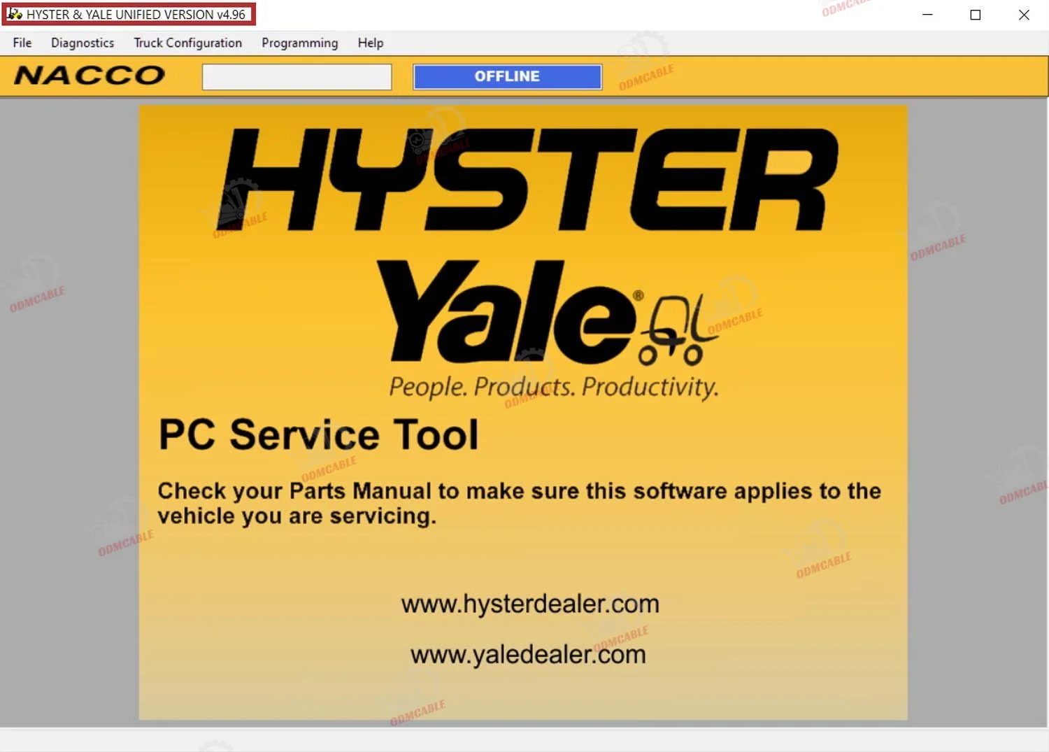 Для Yale Hyster ПК сервисный инструмент Ifak Can Usb Интерфейс Диагностический инструмент для Hyster Yale Авто вилочный грузовик Диагностика + CF54