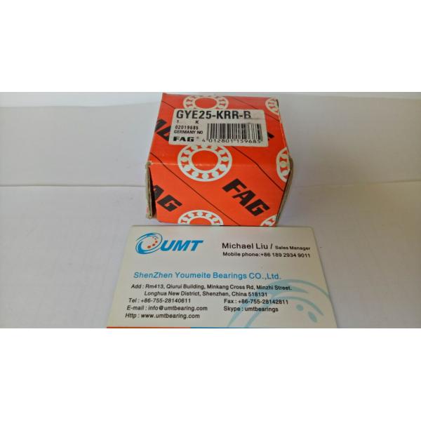 GYE25-KRR-B  Deep Groove Ball Bearing , 52mm FAG Ball Bearing for  Concrete Mixer