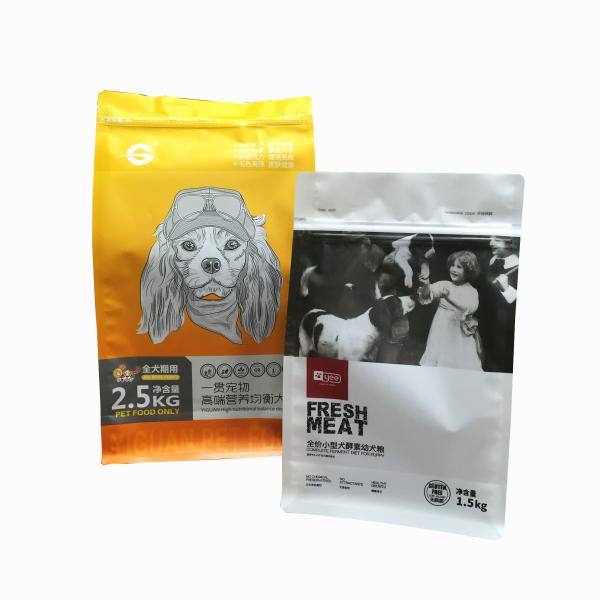 Doggy Bag Large size heavy duty strong barrier dog treats packaging plastic bag with handle and zipper