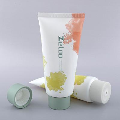 Matt Empty Cosmetic Tube 45mm Diameter Body Lotion Tubes With Center Dispensing Caps