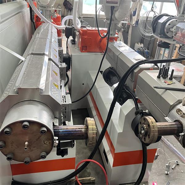 40-160mm径 二重壁波形管製造機、120-200kg/hの容量
