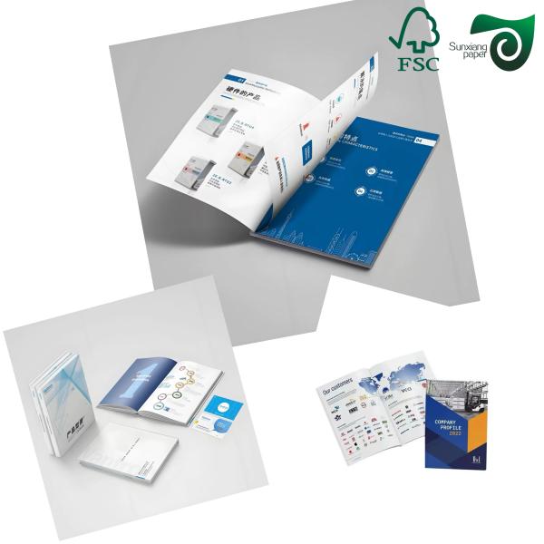 FSC 880 mm 730 mm 150 gm 157 gm Papier de canapé brillant pour brochures Surface lisse en gros
