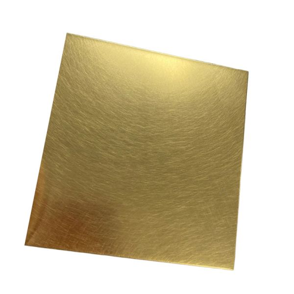 Random Pattern Brushed Stainless Steel Sheet Non Linear Texture For Home Accent Walls