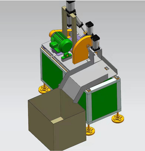 ZQ300-C  Without Material Rack Automatic Bar Cutting Machine 2000r/Min 4kw