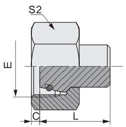 6-38 mm Tube Diamètre extérieur raccords hydrauliques de type morsure de tube