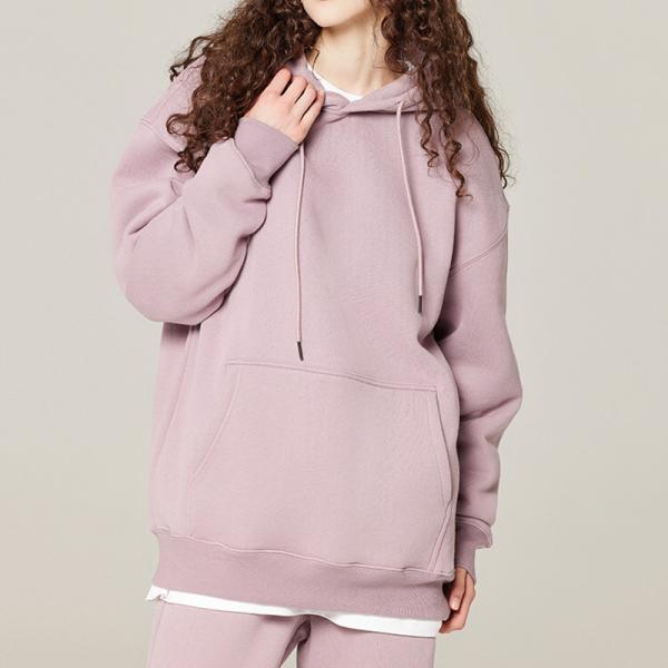 350G-700G Algodão Francês Terry suéter de lã com capuz Homens Oversized Drop Loose Shoulder