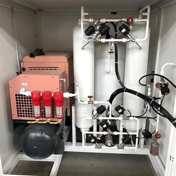 Gerador de nitrogénio de alta pureza para pequenas indústrias, operando a 5°C a 50°C