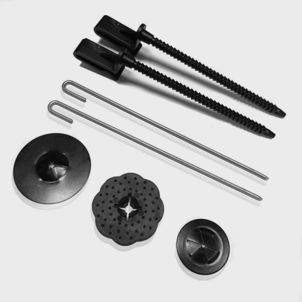 Rouleau de protection anti-oiseaux pour panneaux solaires 6 po x 100 pi, enduit de PVC noir