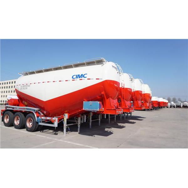 Tri Axle Lime Coal Powder 40CBM Pneumatic Tanker Trailer