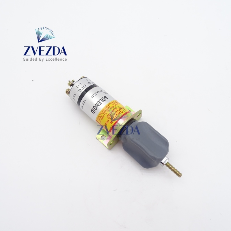 Kubota Excavator Solenoid Valve 17002518 SA-3938-12 For Diesel Engine Fuel Cutoff