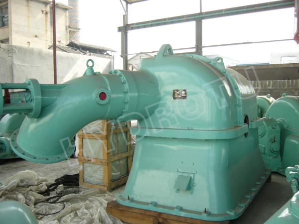 Turbina alta da turbina de Turgo da velocidade específica hidro/água de Turgo com diâmetro de aço inoxidável do corredor abaixo de 1.5m